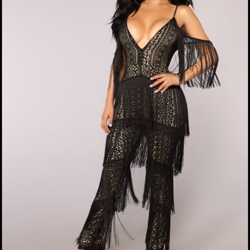 The Way You Walk Fringe Jumpsuit